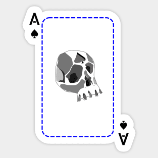 Ace of spades Sticker